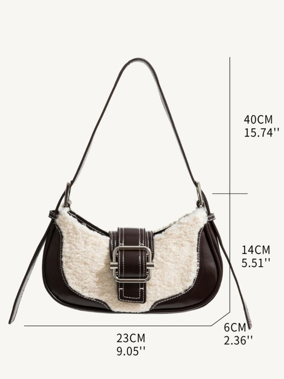 Amber Faux Fur Shoulder Bag