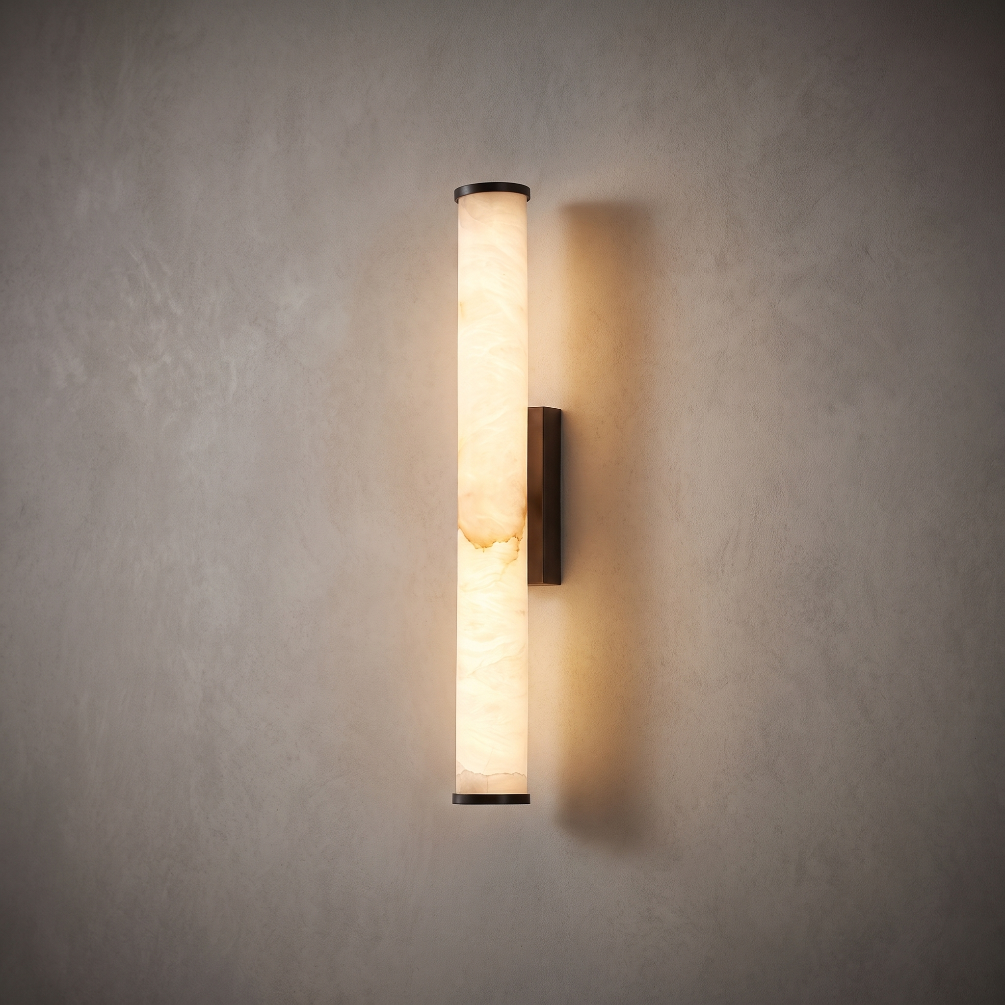 Alabaster Column Wall Sconce