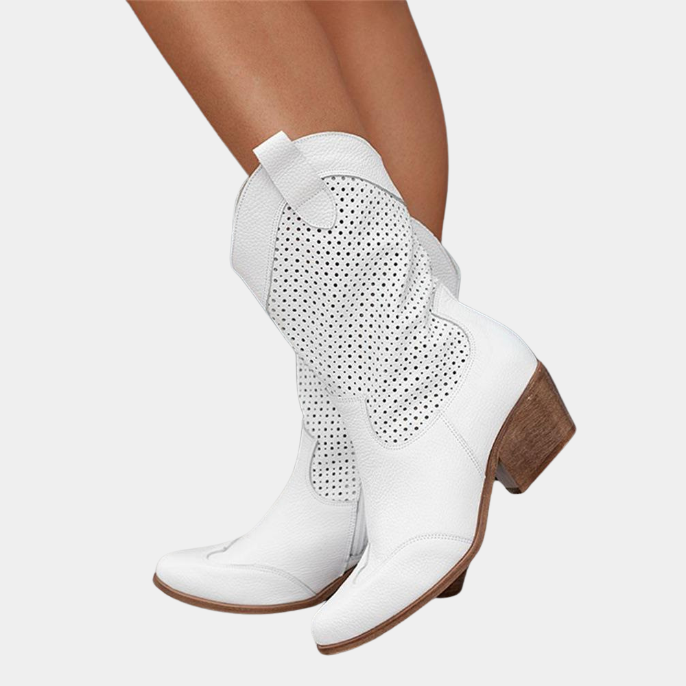 Aria Cowboy Style Orthopedic Boots