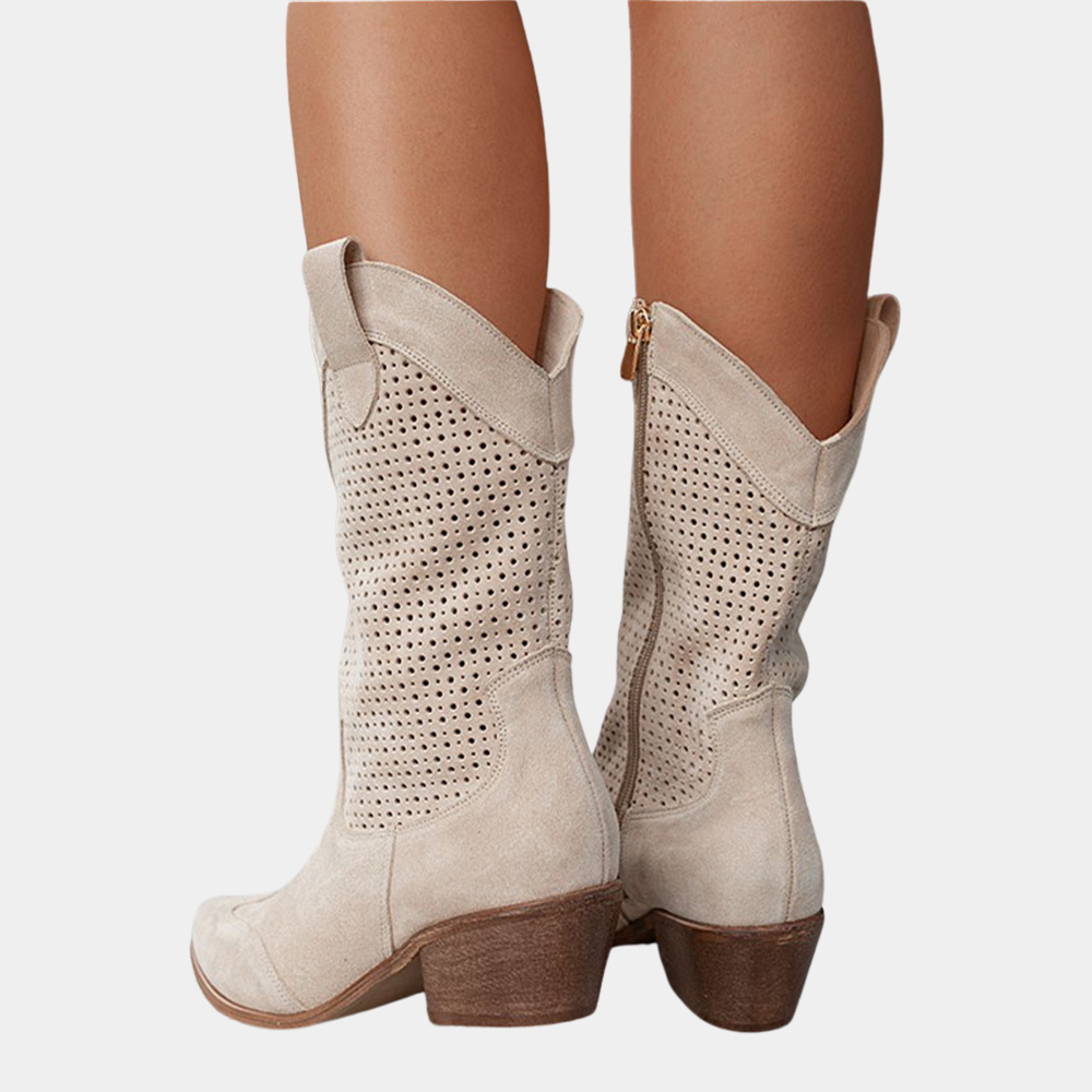 Aria Cowboy Style Orthopedic Boots