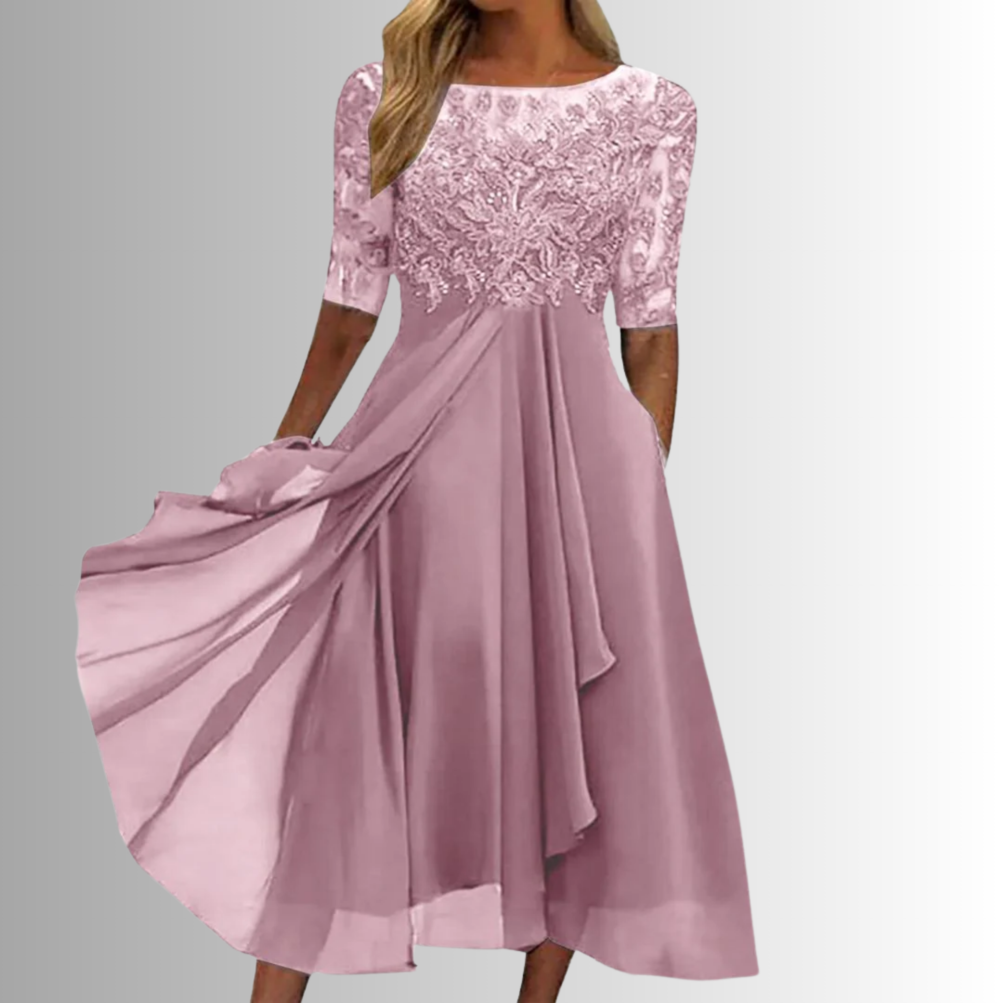 Aurora Elegant Lace Dress