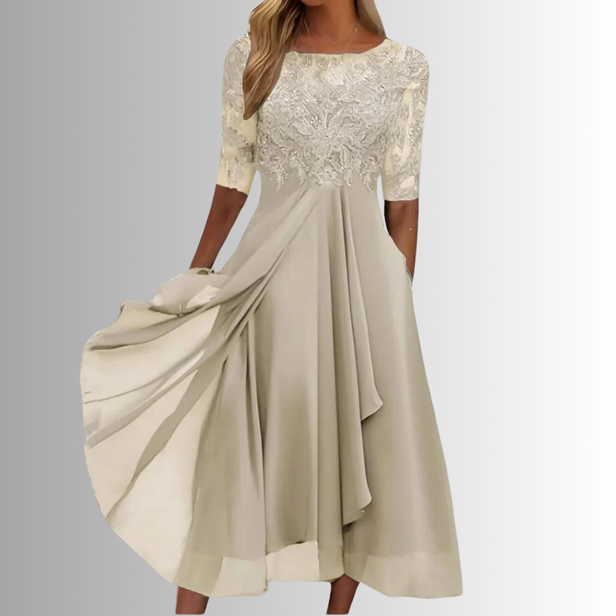 Aurora Elegant Lace Dress