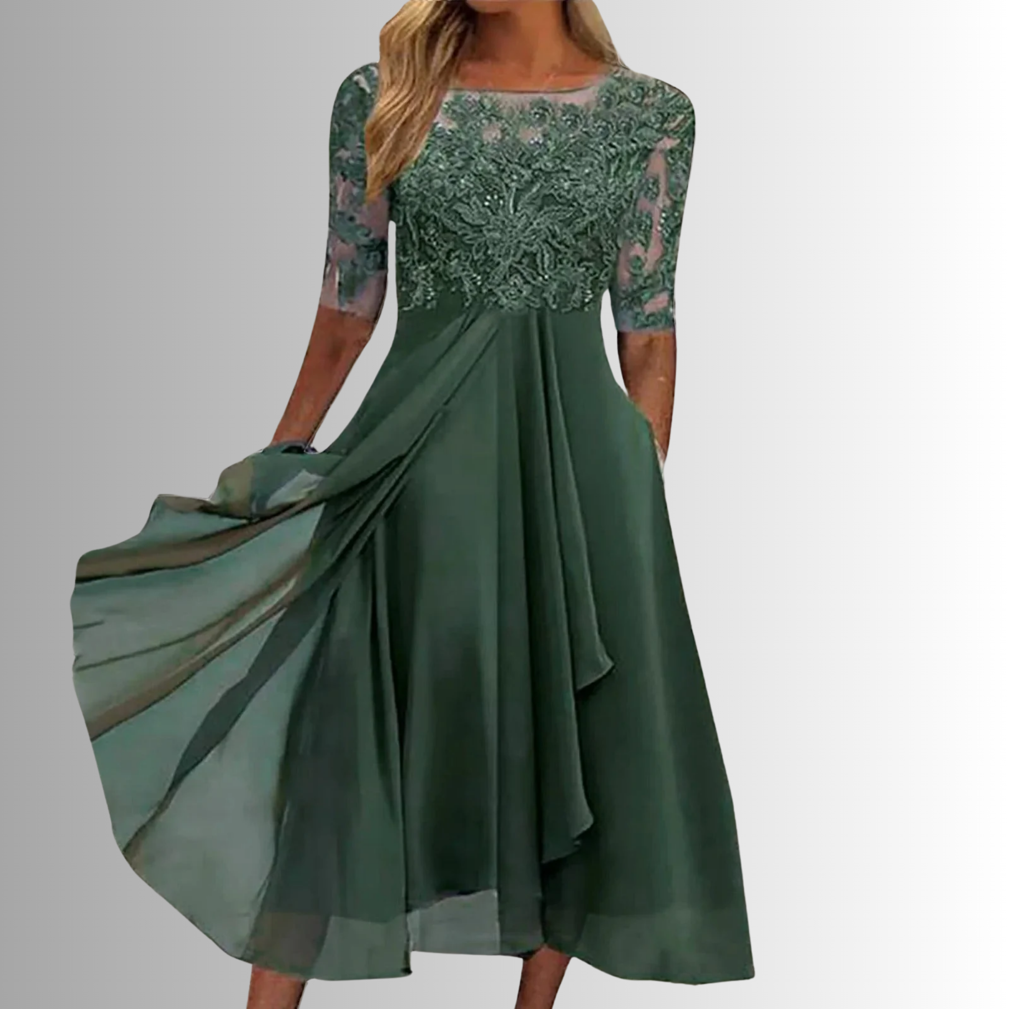 Aurora Elegant Lace Dress