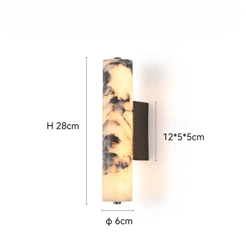 Black Marble Wall Sconce