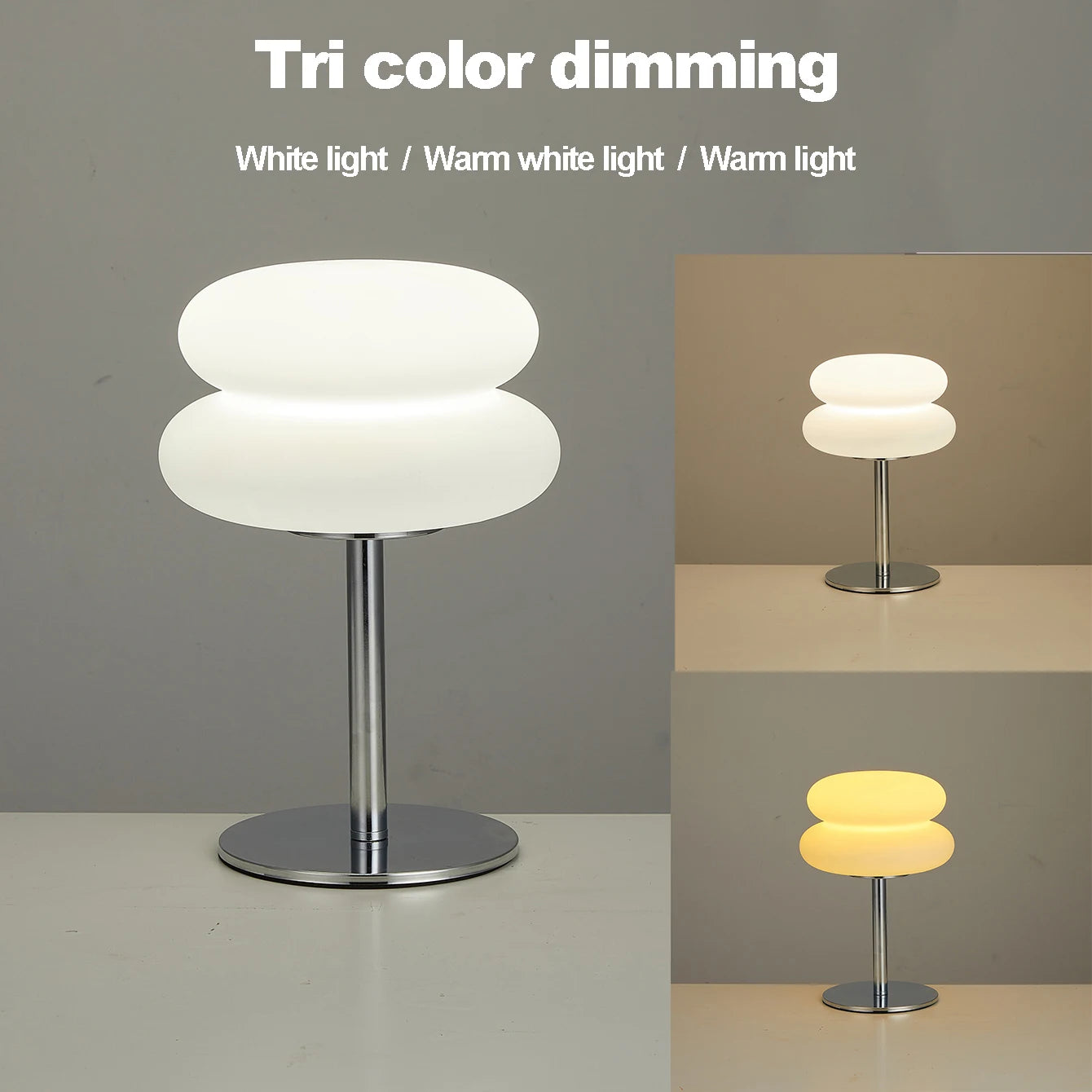 Dimmable Stacked Dome USB Table Lamp
