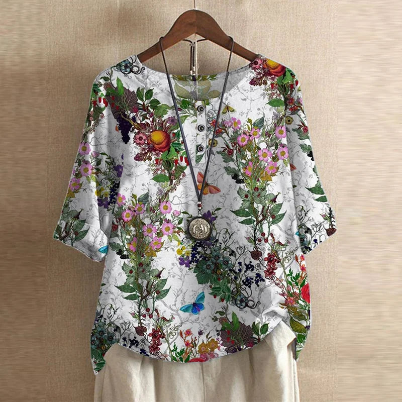 Eloise Retro-Inspired Blouse