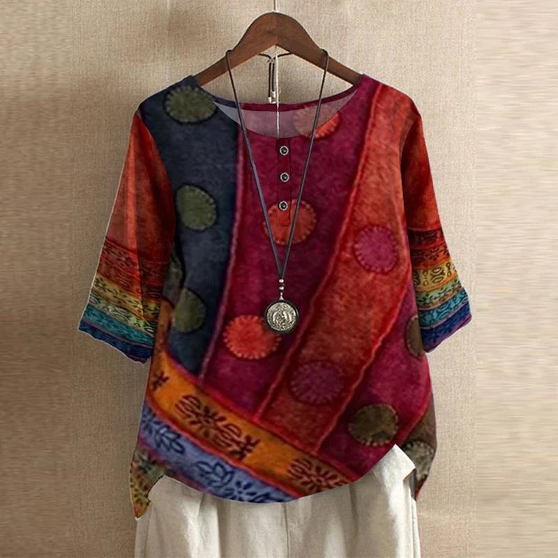 Eloise Retro-Inspired Blouse