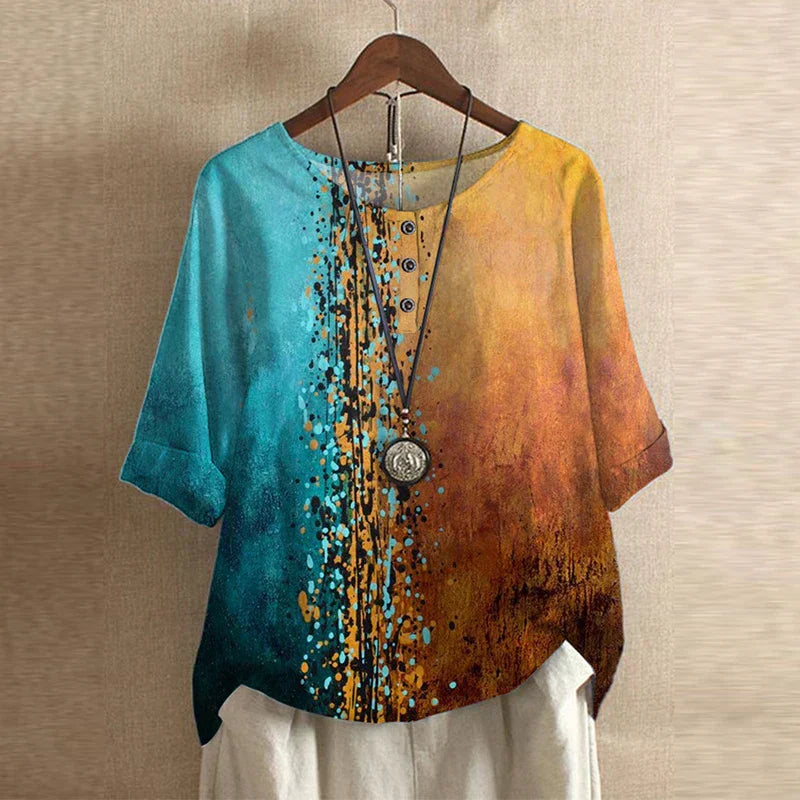 Eloise Retro-Inspired Blouse
