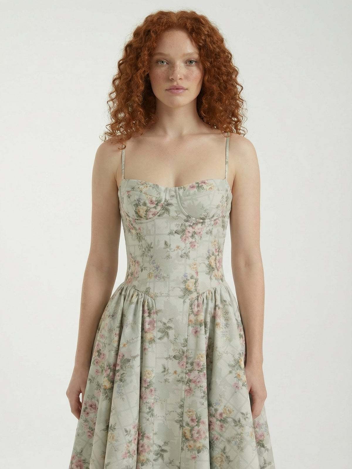 Floral Summer Midi Dress