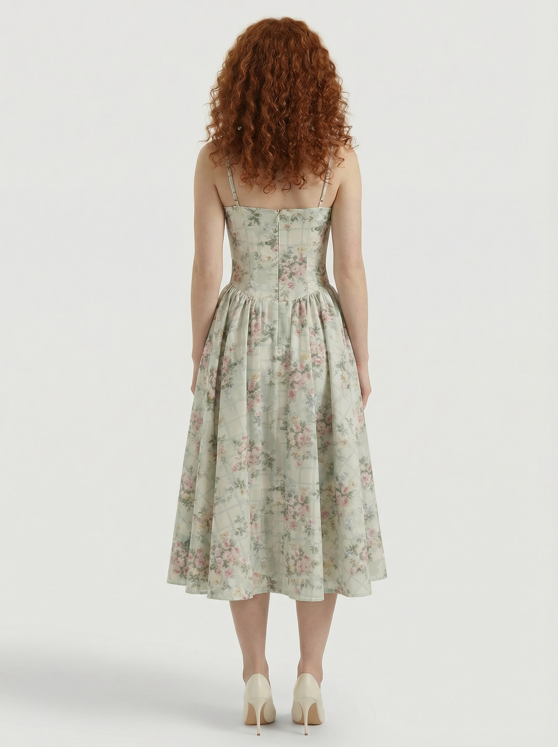 Floral Summer Midi Dress