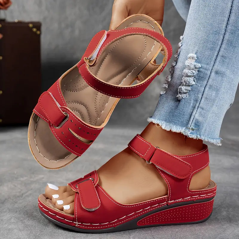 Hazel Orthopedic Sandals with Wedge Heel