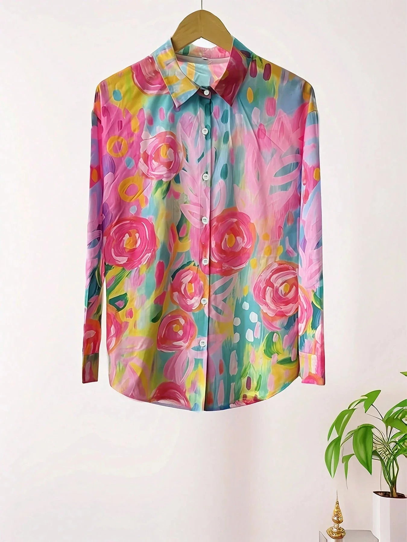 Josie Colorful Blouse with Playful Print