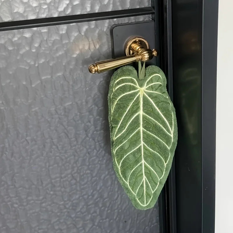 Leaf Shaped Hand Towel
