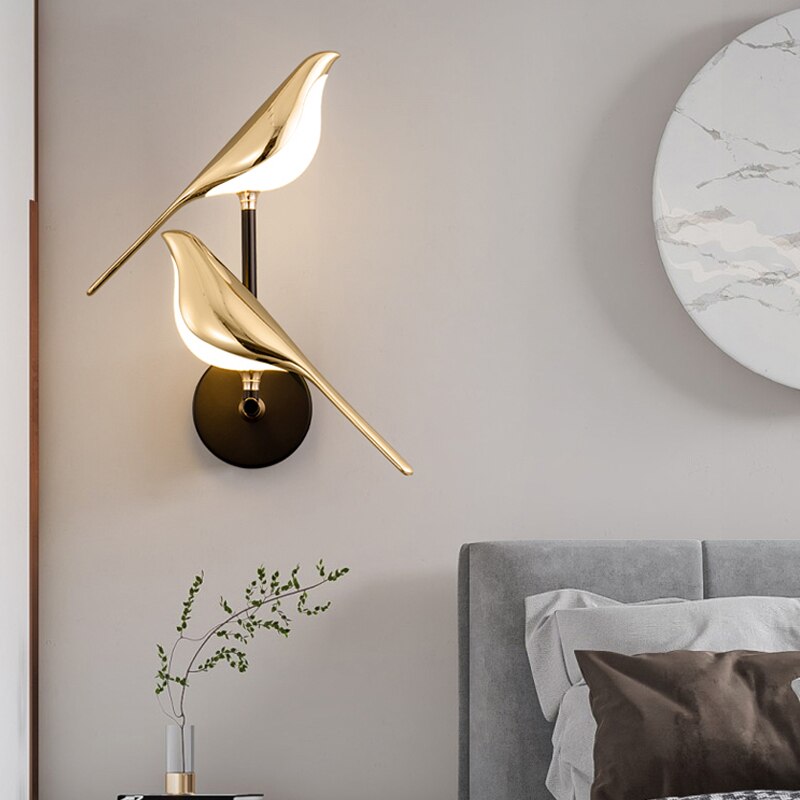 Magnetic Bird Wall Sconce
