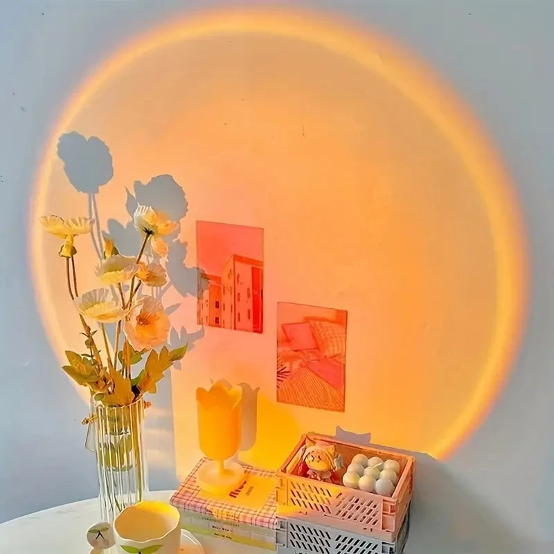 Mini USB Sunset Projection Lamp