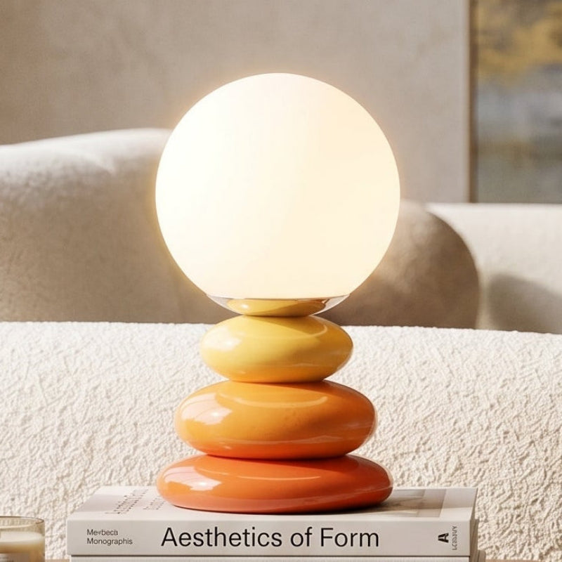 Opal Orb Ceramic Table Lamp