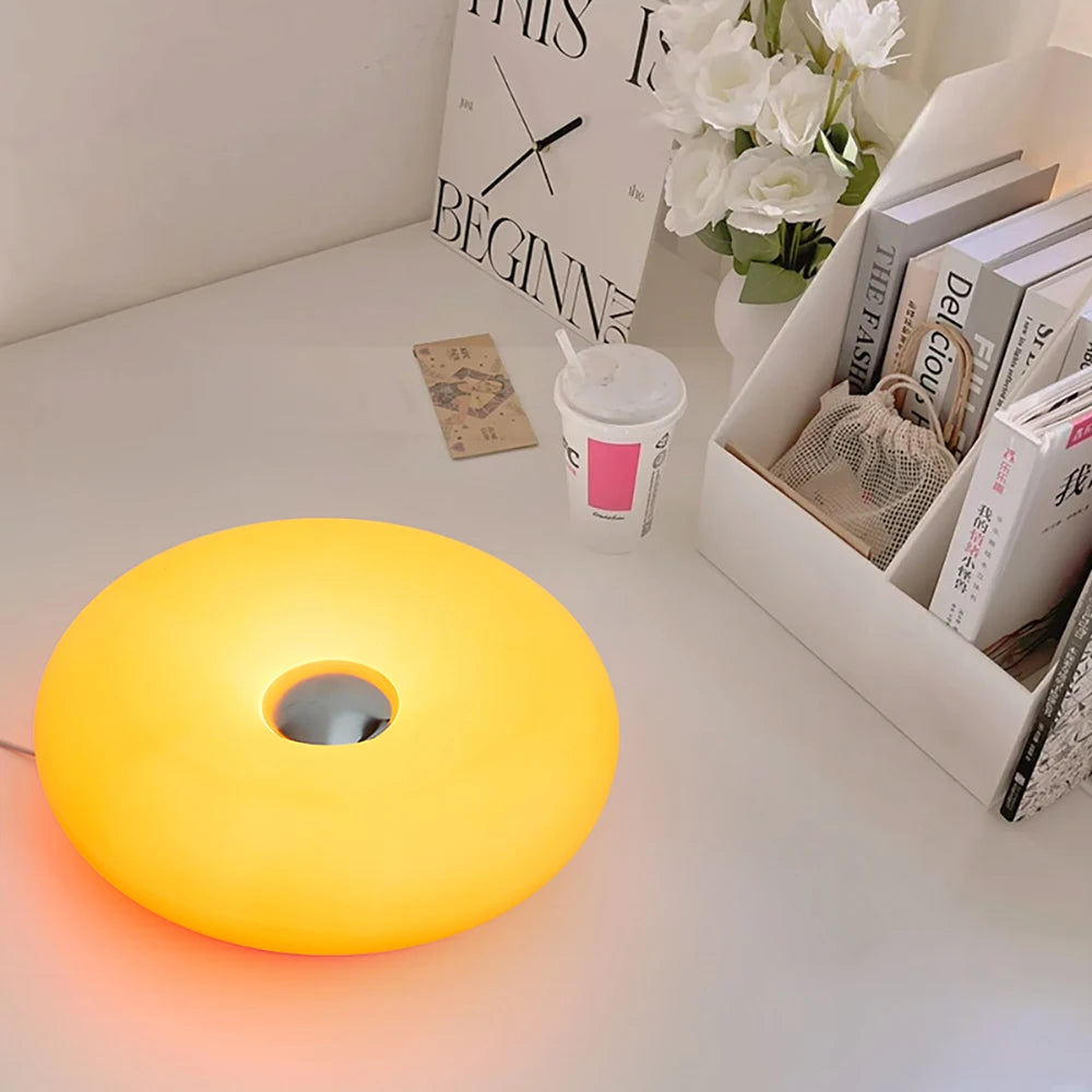 Remote Control RGB Donut Table Lamp