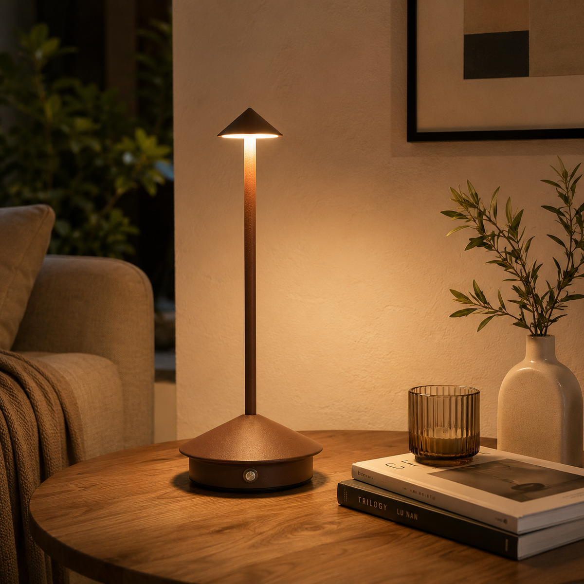 Slim Cordless Touch Table Lamp