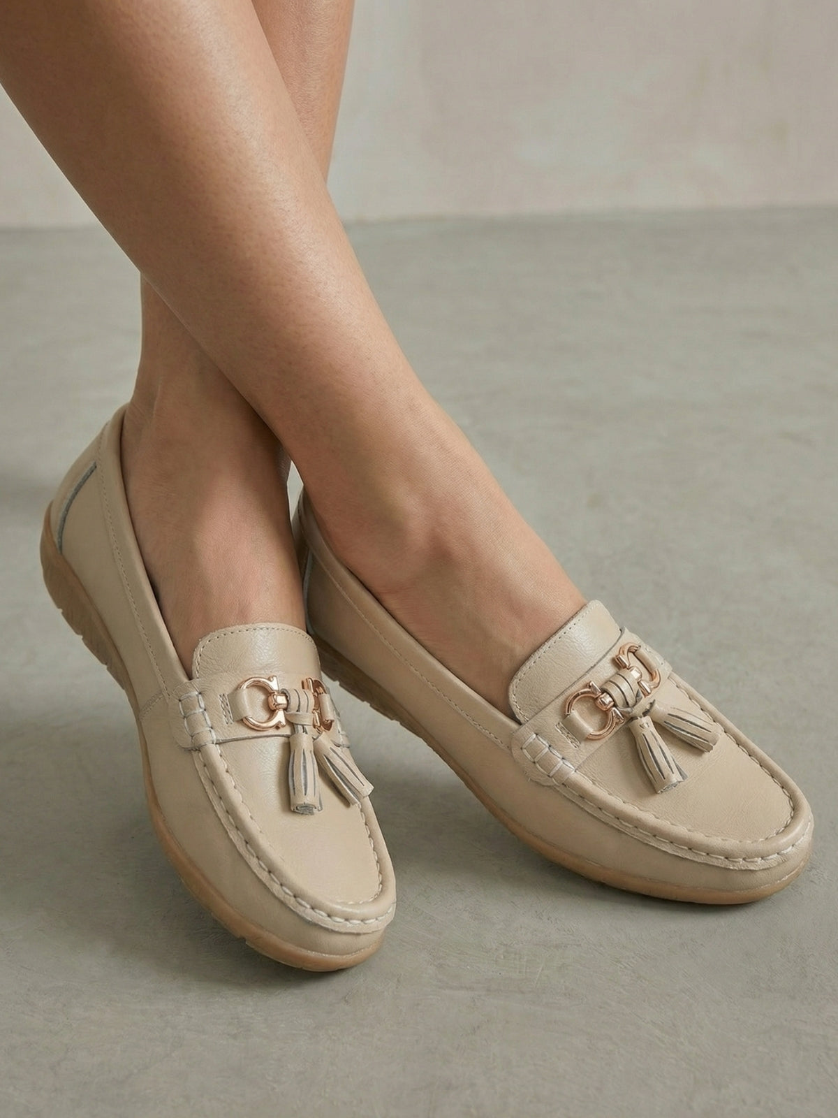 Tassel Detail Classic Loafers