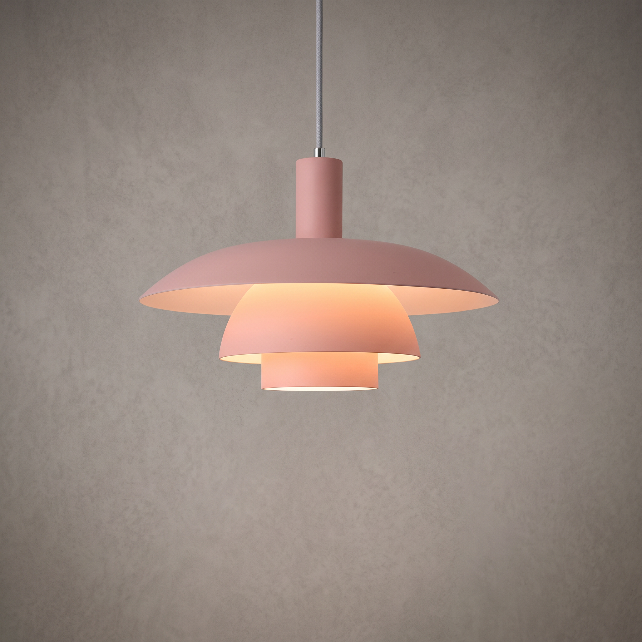 Tiered Cone Pendant Light
