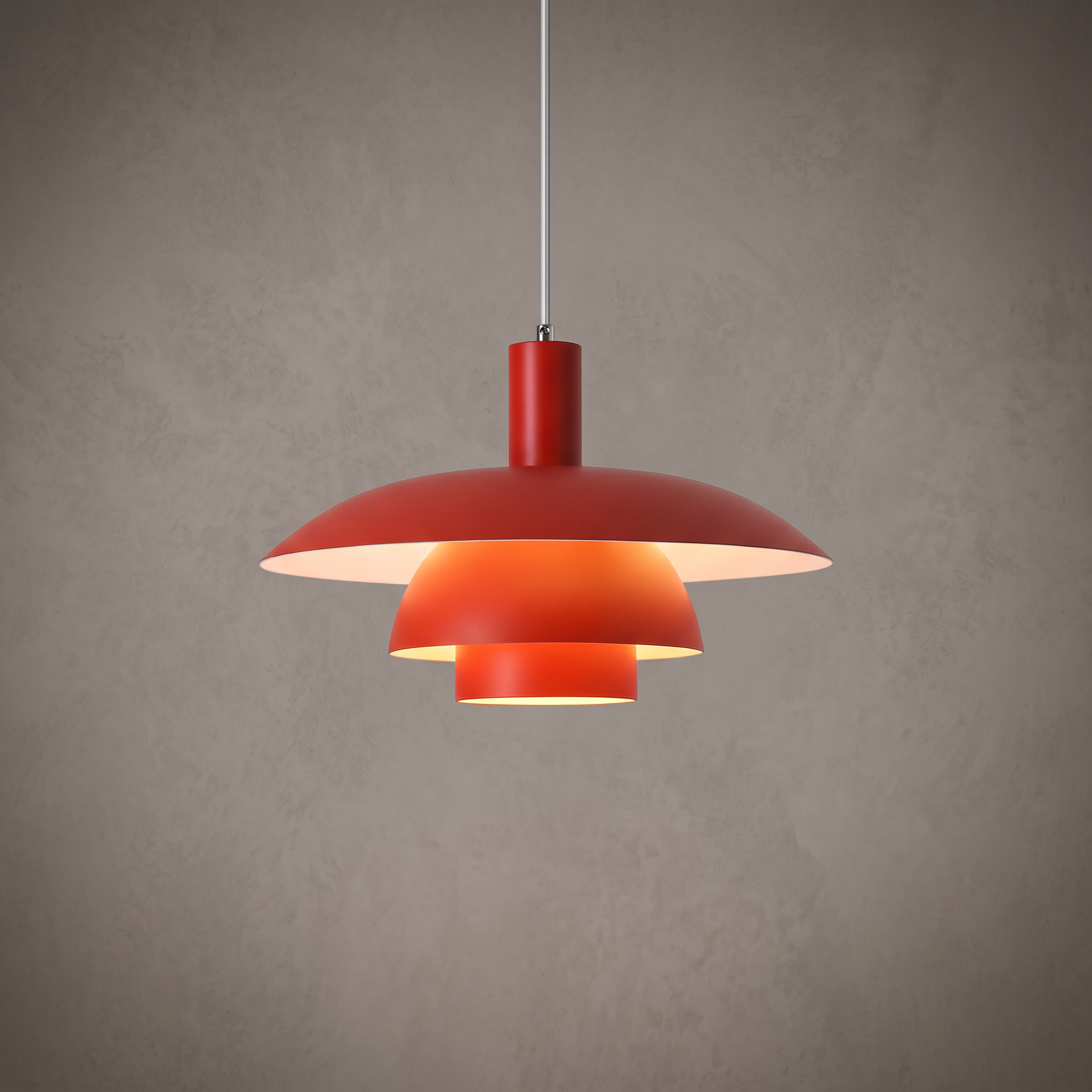 Tiered Cone Pendant Light