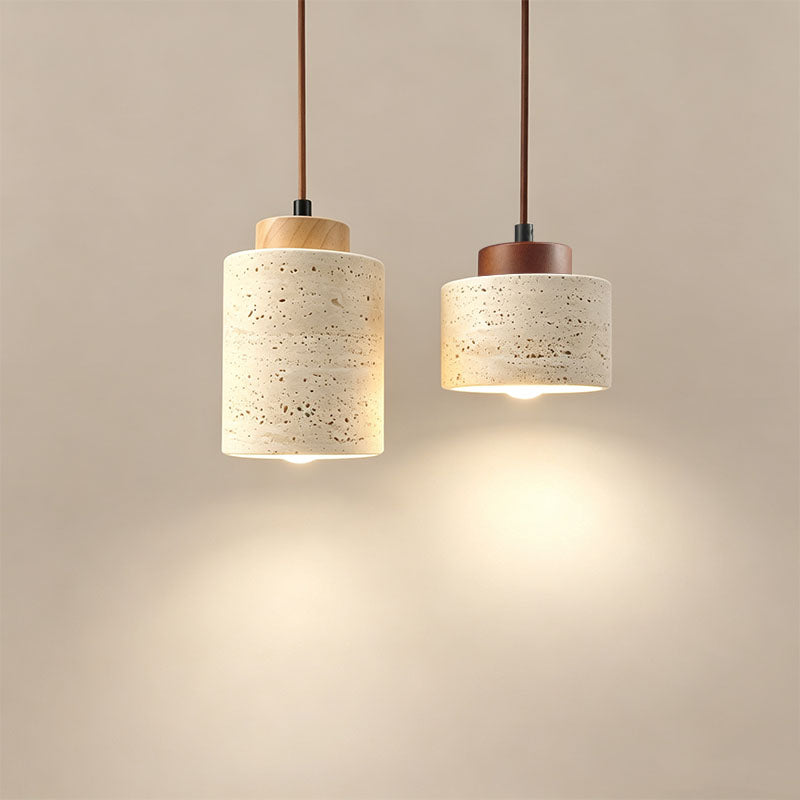 Travertine Pendant Light