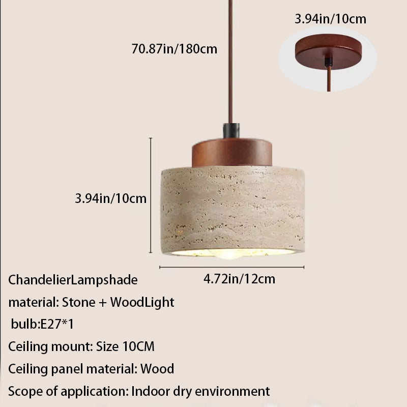 Travertine Pendant Light
