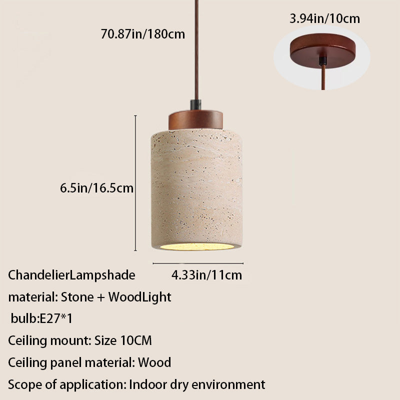 Travertine Pendant Light