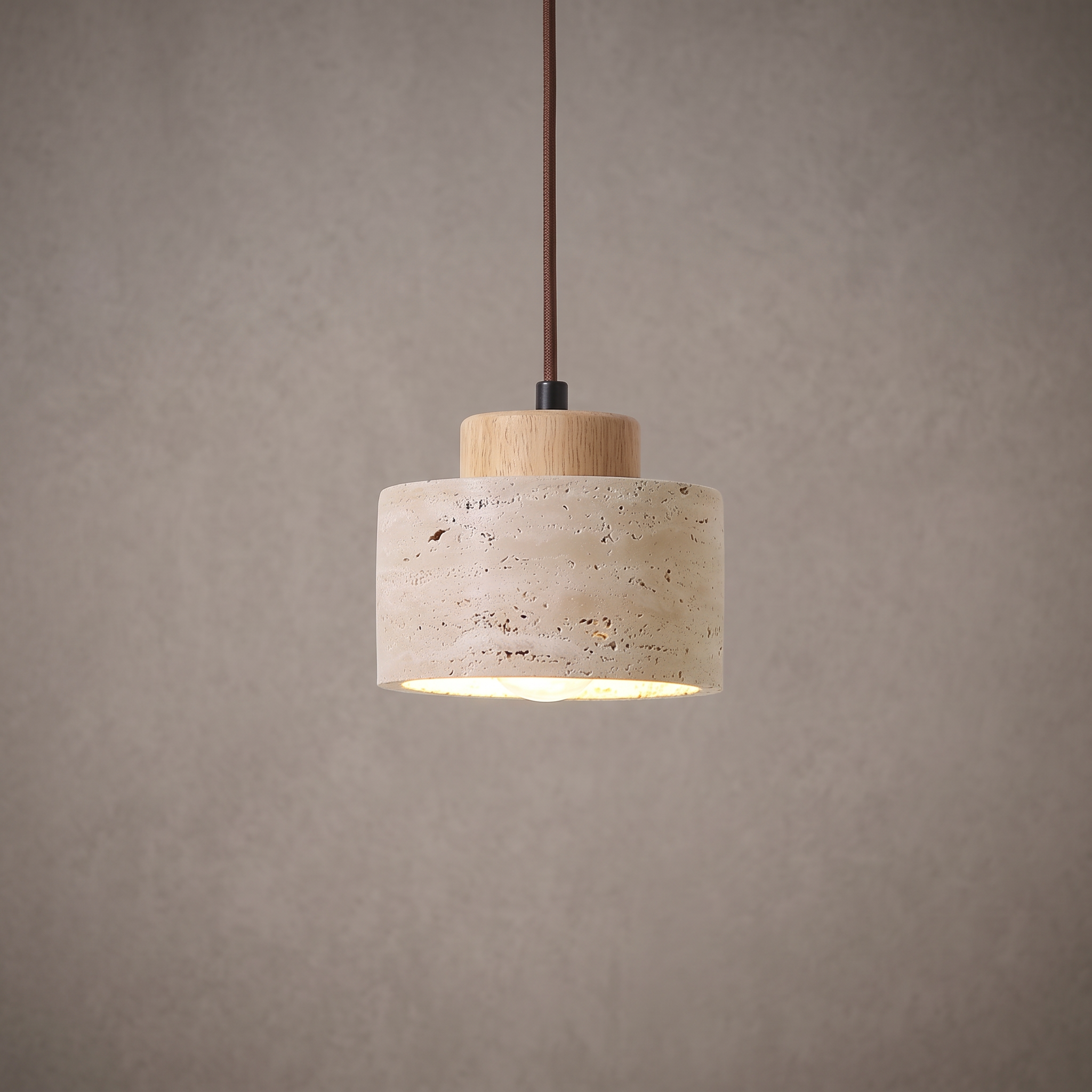 Travertine Pendant Light
