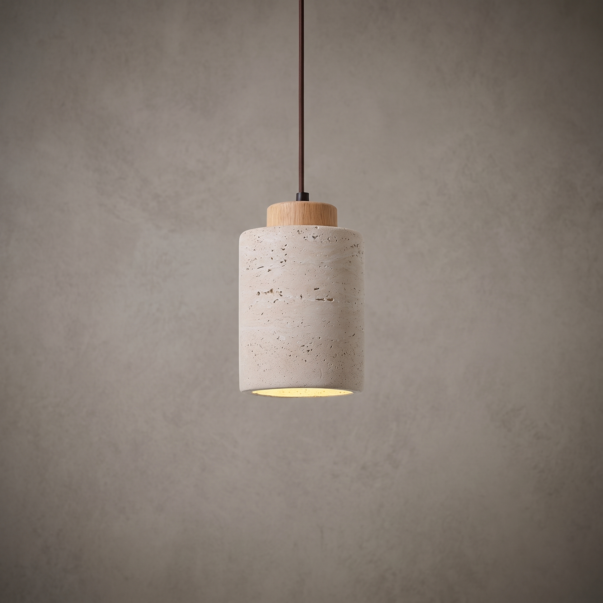 Travertine Pendant Light