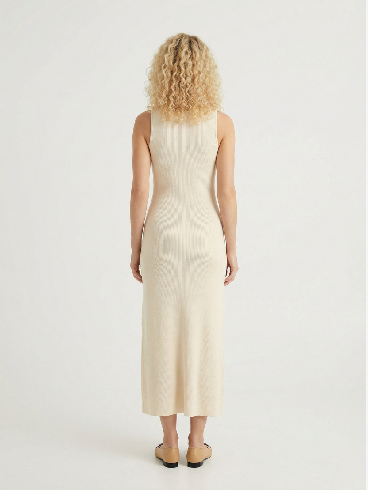 Sleeveless Knit Maxi Dress