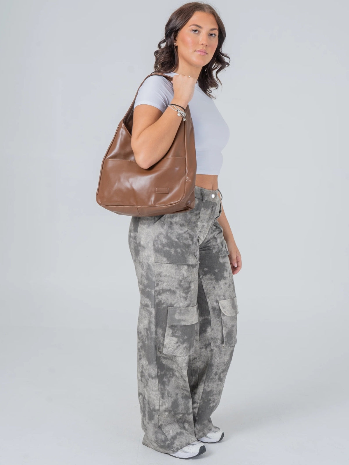 Everyday Vegan Leather Shoulder Bag