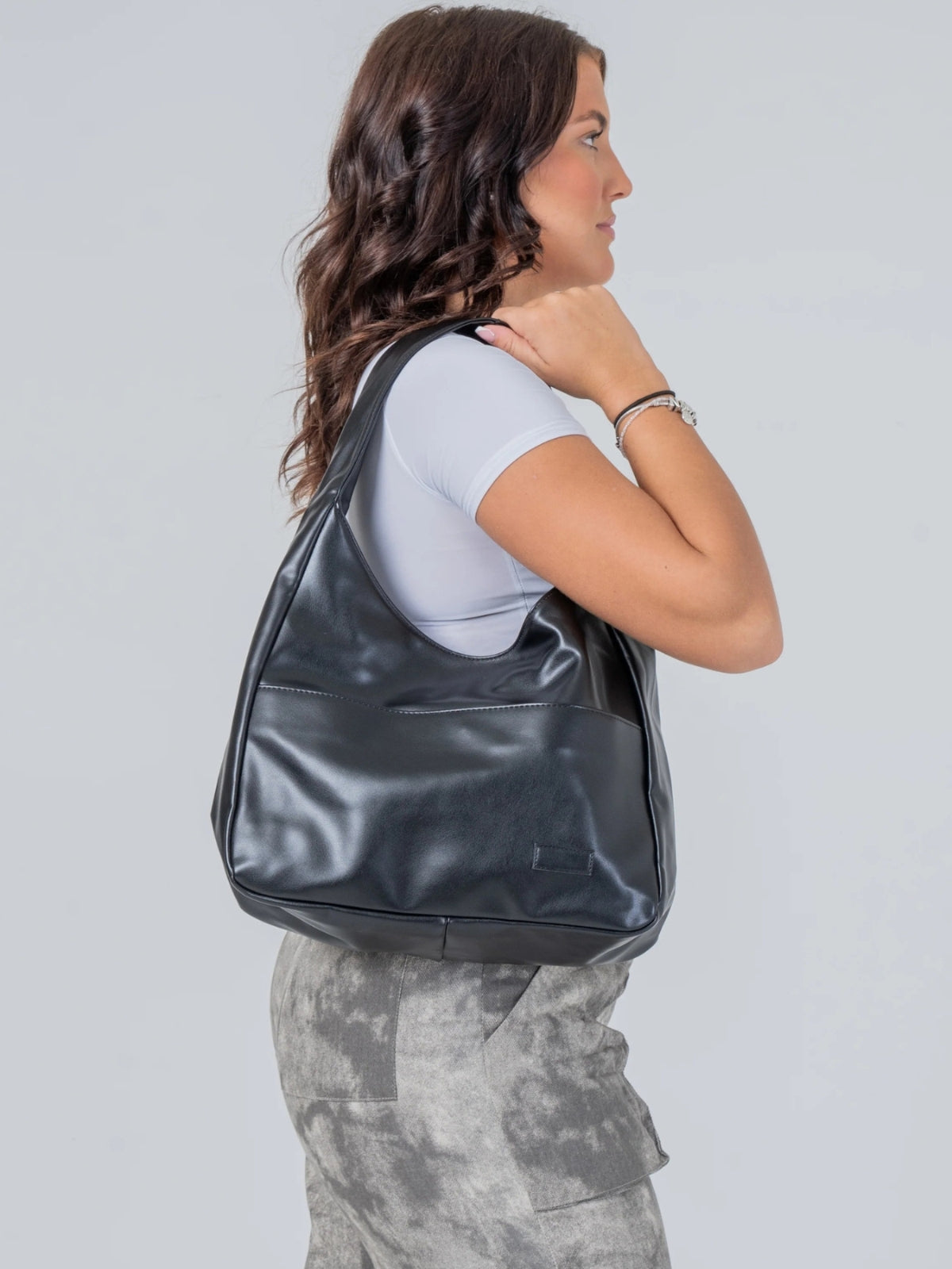 Everyday Vegan Leather Shoulder Bag