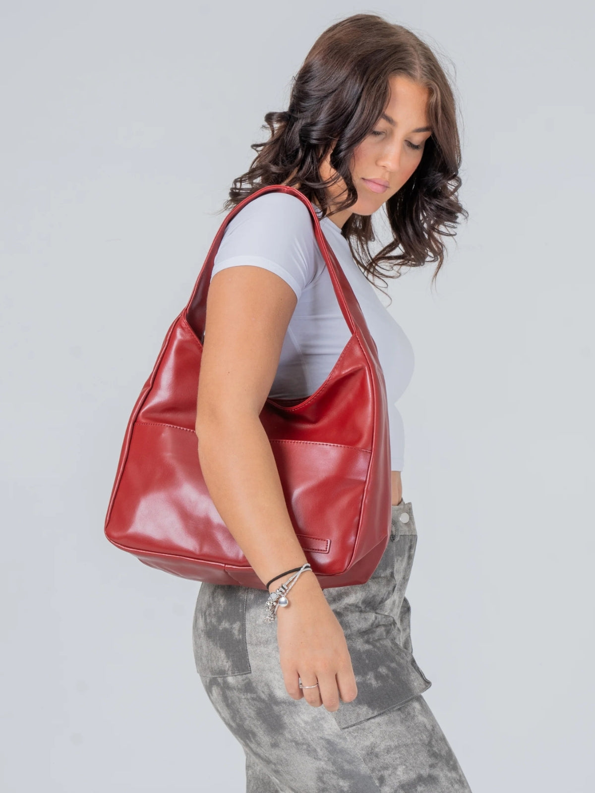 Everyday Vegan Leather Shoulder Bag