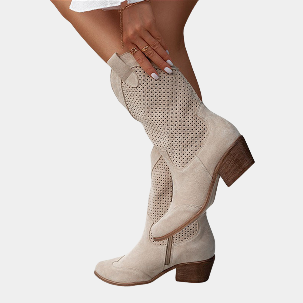 Aria Cowboy Style Orthopedic Boots