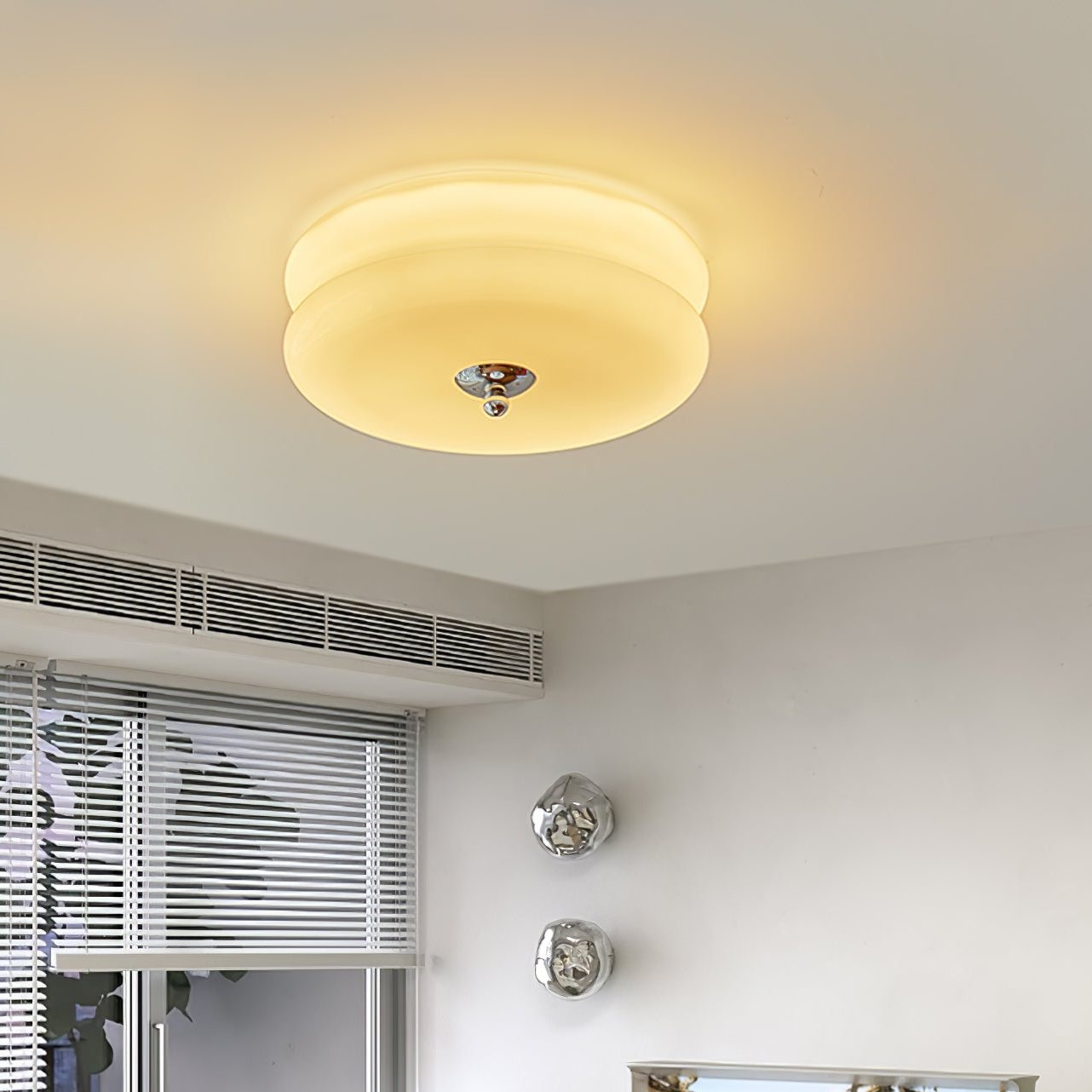 Art Deco Flush Mount Ceiling Light