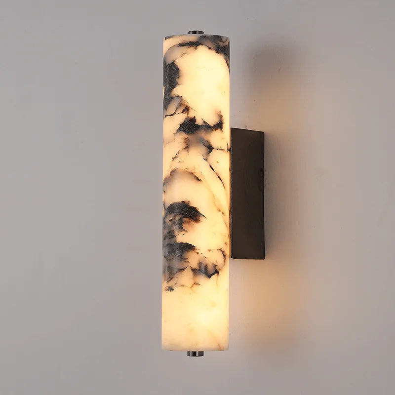 Black Marble Wall Sconce