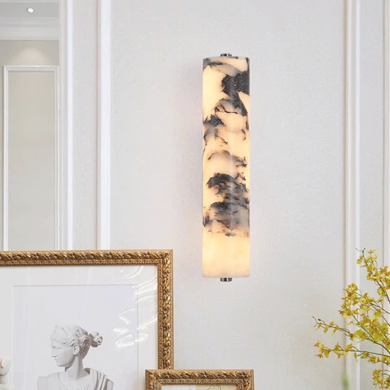 Black Marble Wall Sconce