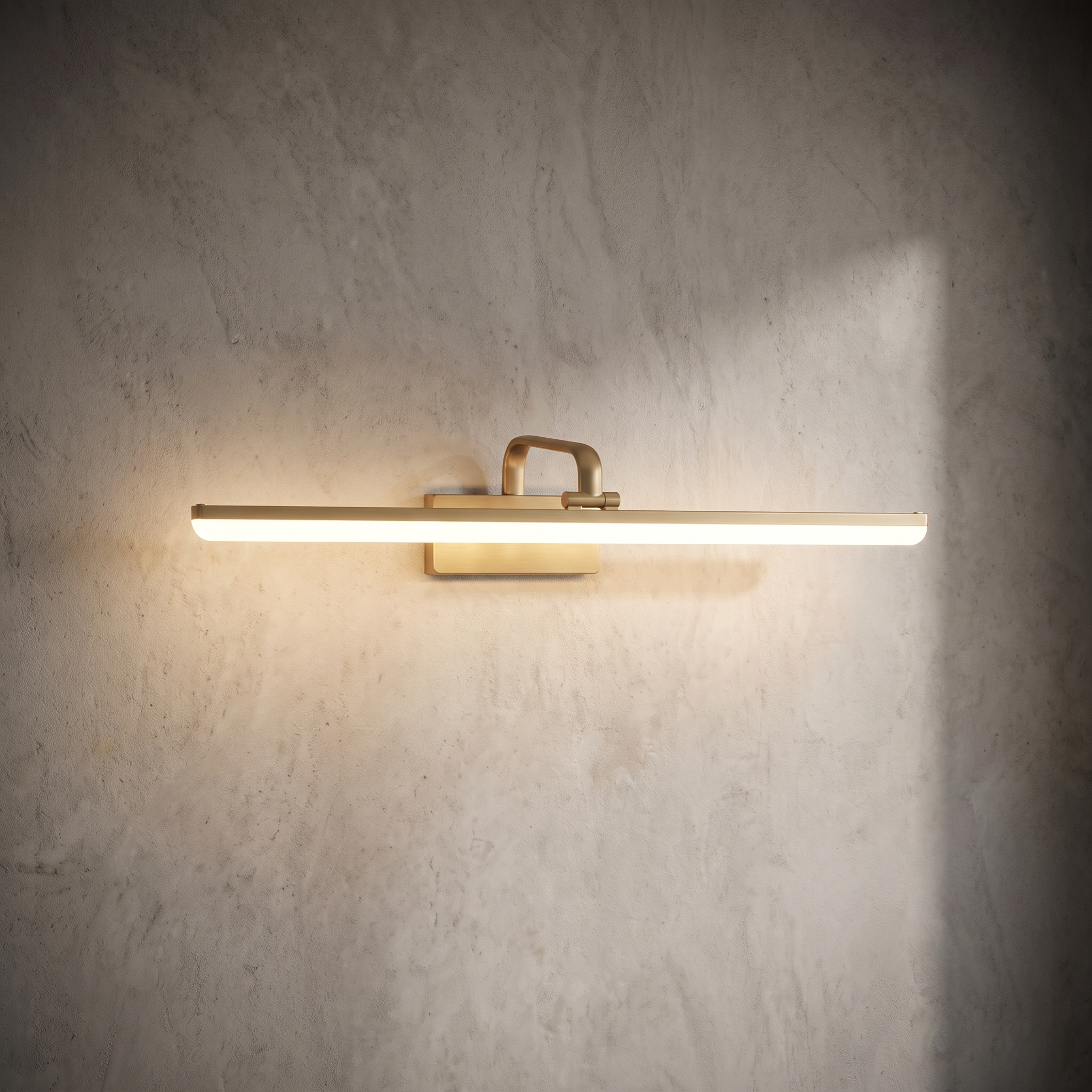 Brushed Brass LED Vanity Wall Light