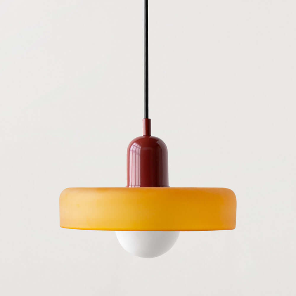 Colored Glass Pendant Light