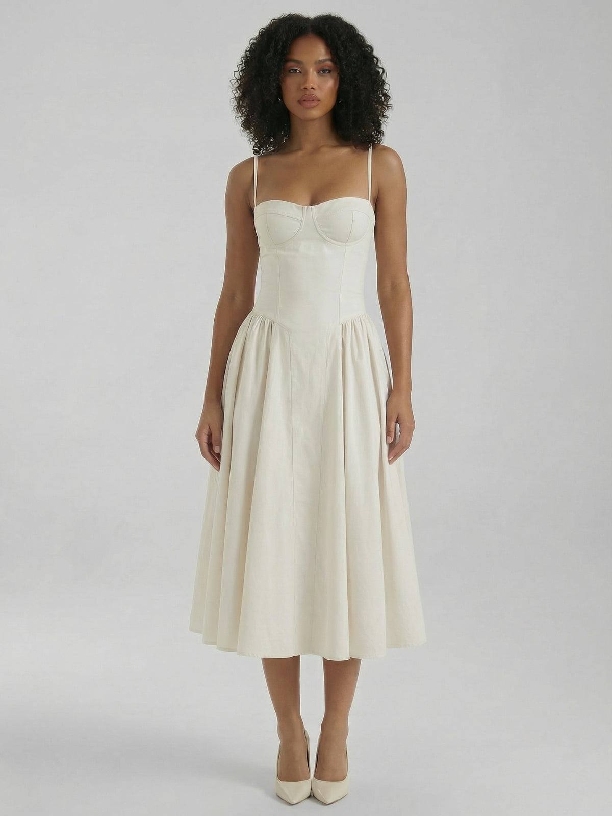 Corset Midi Dress