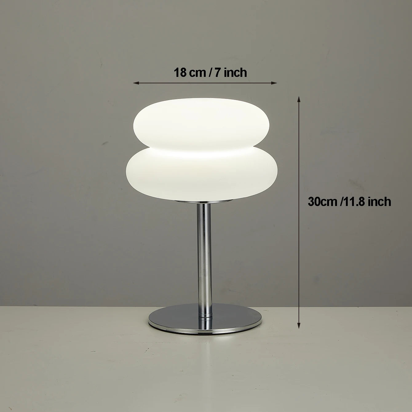 Dimmable Stacked Dome USB Table Lamp