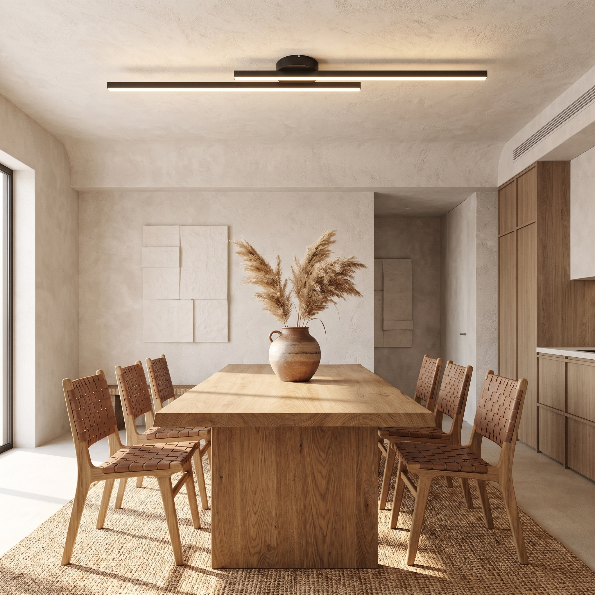 Dual Bar Linear LED Ceiling Light