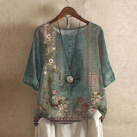 Eloise Retro-Inspired Blouse