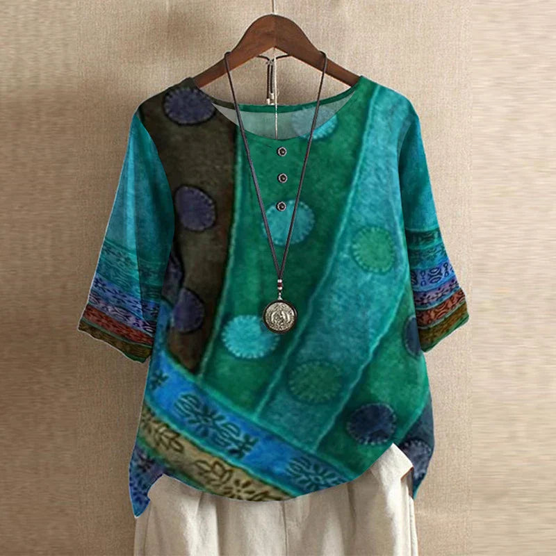 Eloise Retro-Inspired Blouse