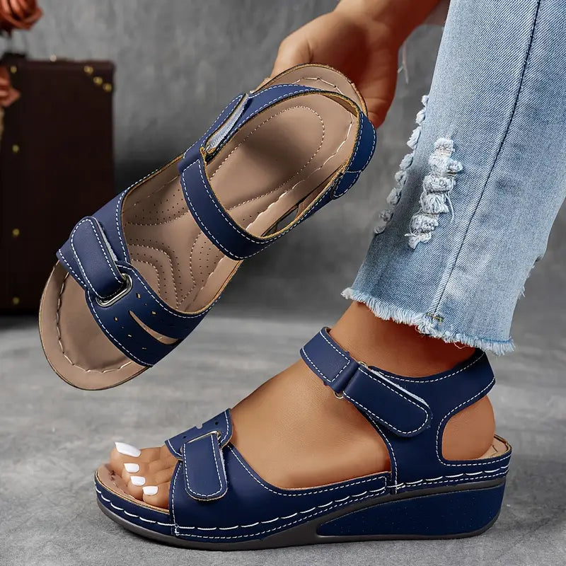 Hazel Orthopedic Sandals with Wedge Heel