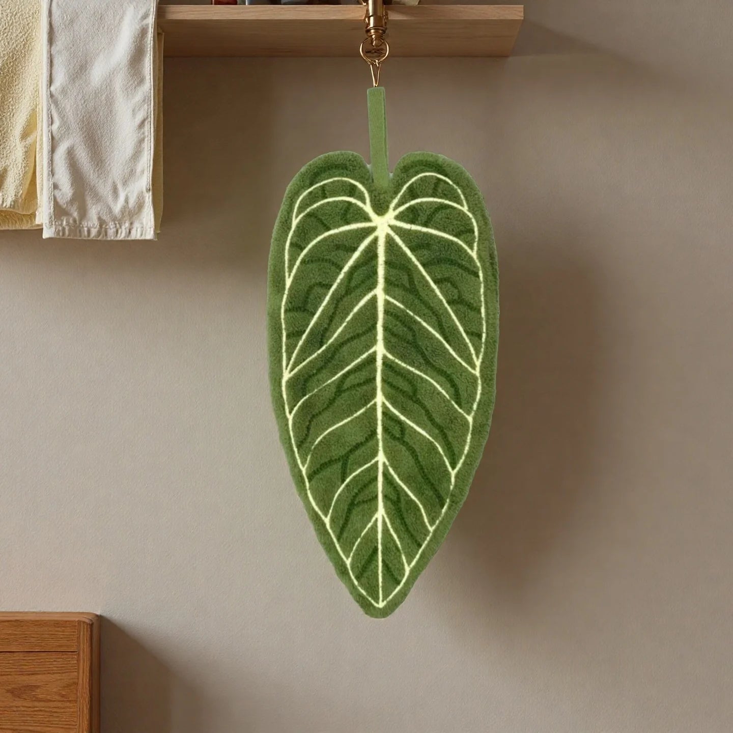 Leaf Shaped Hand Towel