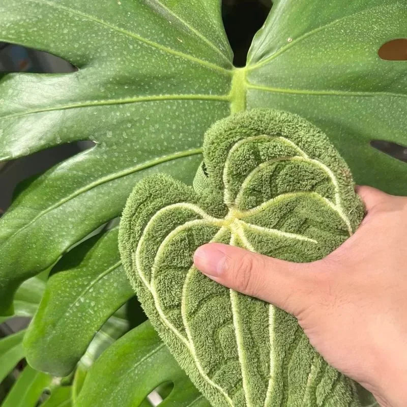 Leaf Shaped Hand Towel