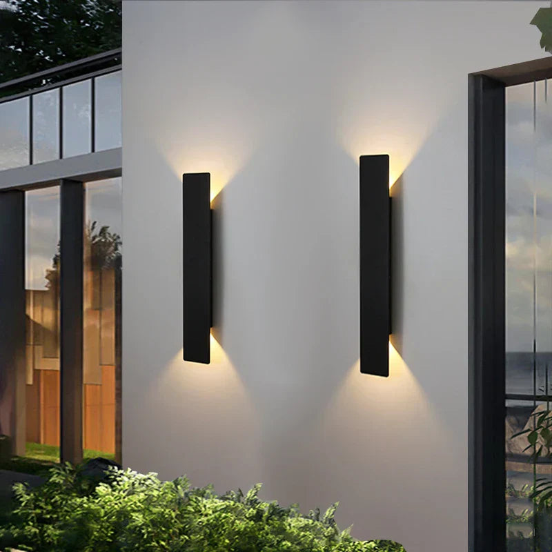 Linear Facade Wall Light