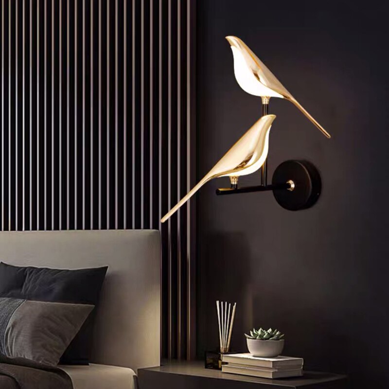 Magnetic Bird Wall Sconce